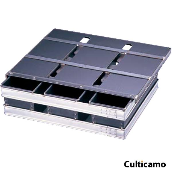 スルトン　トライプラス　3斤食パン型　3連結　蓋付　WST-16[関連：SULTON 業務用 製パン用品 フッ素樹脂加工 焼型 パン ベーカリー 食パン]｜corpoforte 24,864円