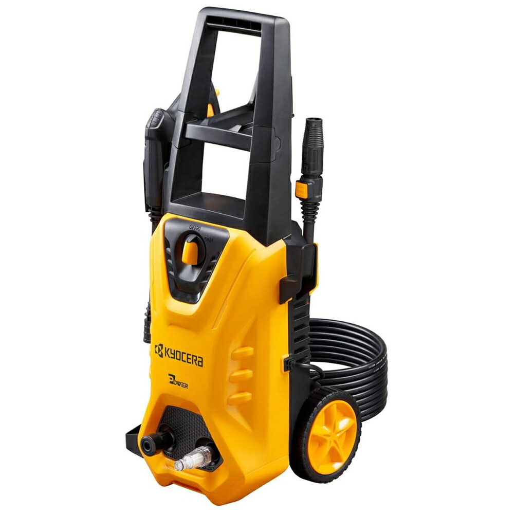 京セラ　高圧洗浄機　AJP-1630　KSV-40 [関連：KYOCERA 清掃用品 電動式 水洗機 高圧洗浄 洗車 駐車場 農機具 苔落とし ビルメンテナンス 厨房洗浄 壁面洗浄 床 バルコニー]
