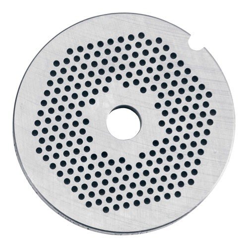 ボニー ミートチョッパー 手動式 No.10・12用 プレート φ1.2mm CMC-12<br>[関連：業務用 家庭用 調理機械 ミンサー 精肉 ミンチ 豆ひき 味噌 かまぼこ]