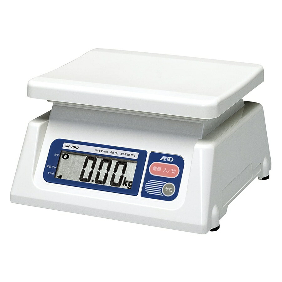 A＆D デジタルスケール SK-10Ki 10kg BHK-E3【メーカー直送品】【代引き決済不可】<br>[関連：エーアンドディ 業務用 デジタル 検定付き はかり 秤 取引証明用 使用地区制限無し 精密 計り]