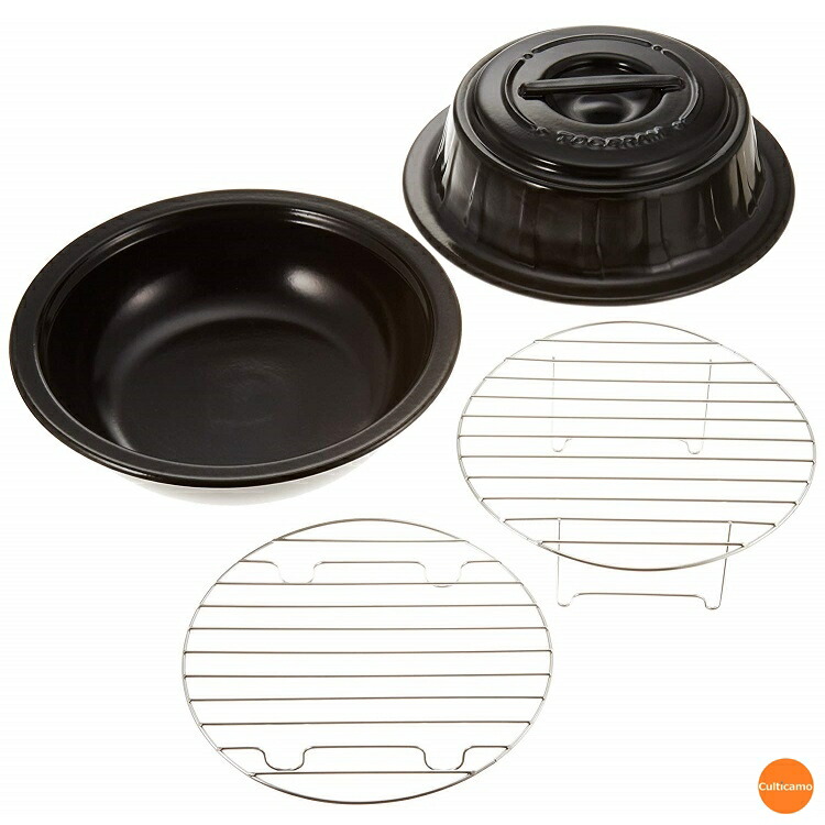 ニューセラミックス　お手軽　燻製鍋　TSP/PN-31D-2　QKV-86 [関連：トーセラム 家庭用 燻製器 調理器具 スモーカー スモーク 燻製 鍋 料理 家飲み]