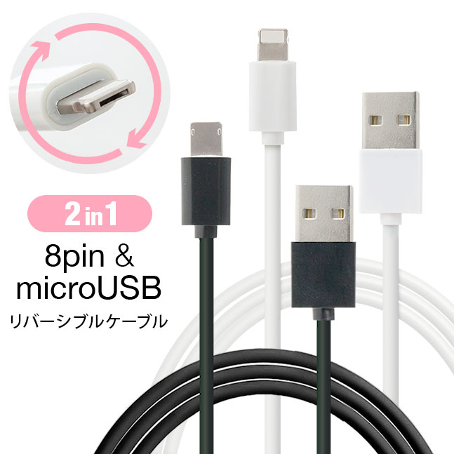 楽天市場】☆メール便送料無料☆【2in1 ケーブル 充電器 iPhone