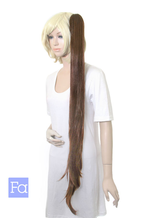 楽天市場】バンス 105cm【キャンディピンク】耐熱 つけ毛 ポニーテール