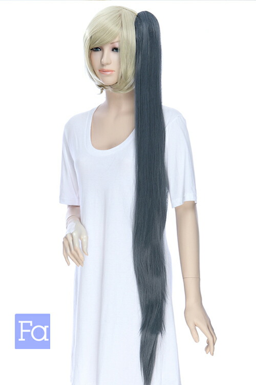 楽天市場】バンス 105cm 黒【ナチュラルブラック】 黒髪 耐熱 エクステ