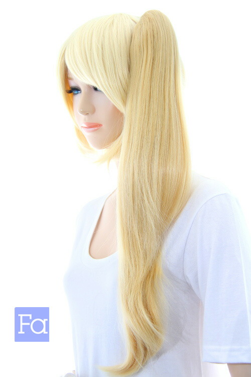 楽天市場】ロングストレート77cm【シャンパンゴールド】【ウィッグ