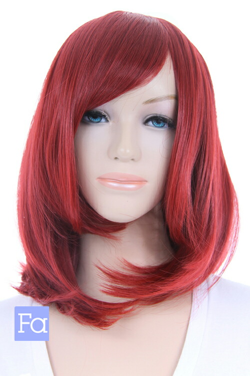 楽天市場】ミディアム 【茜色】【ウィッグネット付】コスプレ
