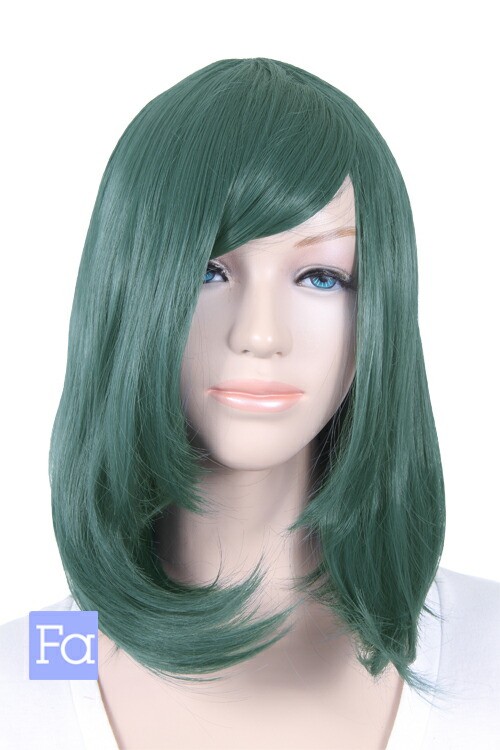 mi　ウィッグ 楽天市場】ミディアム 【ブルーブラック】【ウィッグネット付