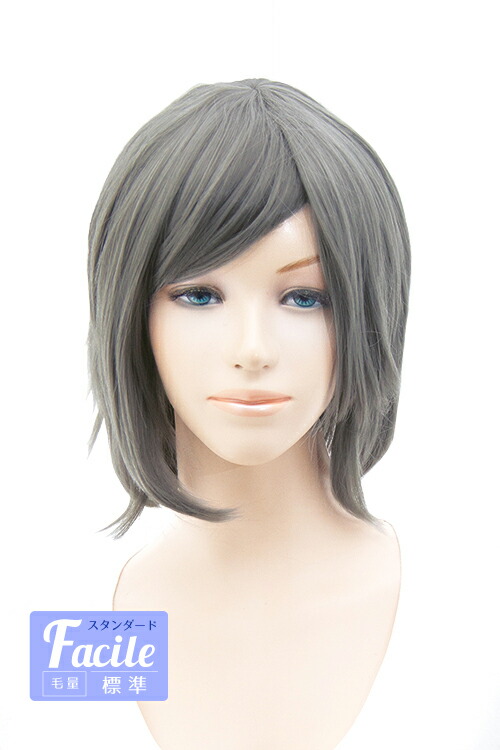 楽天市場】ウィッグ ショート レイヤー 【シルバーグレー】【ウィッグ