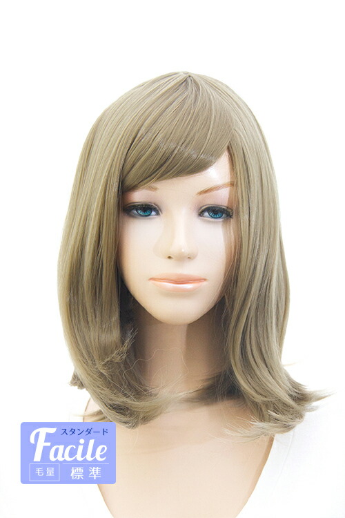 楽天市場】コスプレウィッグ ミディアム 【マロンブラウン】【ウィッグ