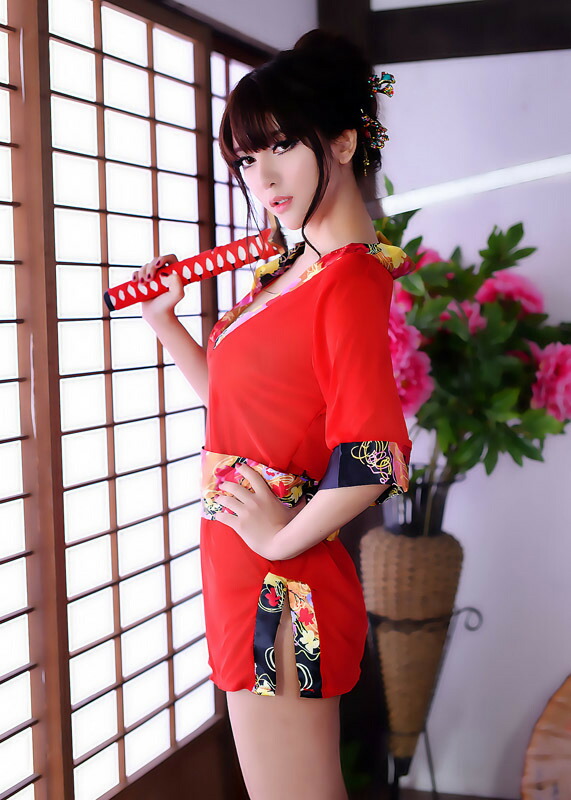 Kimono Dress with Slit