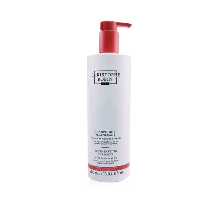 Christophe Robin Regrating Shampoo with Prickly Pear Oil - Dry DamAed Hair 500ml Christophe Robin Regrating Shampoo with Prickly Pear Oil - Dry DamAed Hair 500ml 送料無料 【海外通販】