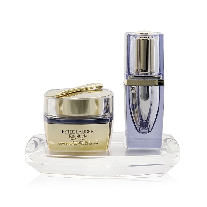 エスティ 車載専用車 リクリエイションアイバーム:アイバーム15ml+ナイトセラム4ml 2品入 Estee Lauder Re-Nutriv Re-Creation Eye Balm: Eye Balm 15ml + Night Serum 4ml 2pcs 貨物輸送無料 【外国で通信販売】