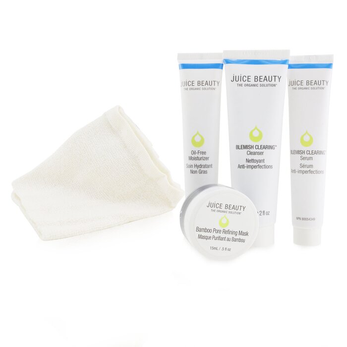 【楽天市場】ジュースビューティ Blemish Clearing Solutions Kit 4pcs+1washcloth Juice