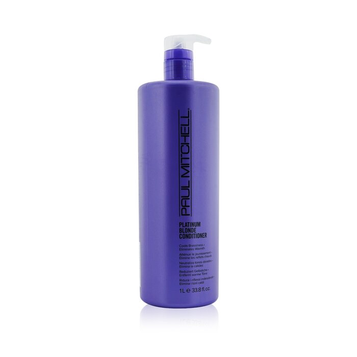 ポール　ミッチェル Platinum Blonde Conditioner (Cools Brassiness - Eliminates Warmth) 33.8oz Paul Mitchell Platinum Blonde Conditioner (Cools Brassiness - Eliminates Warmth) 1000ml 送料無料 【海外通販】｜coscora