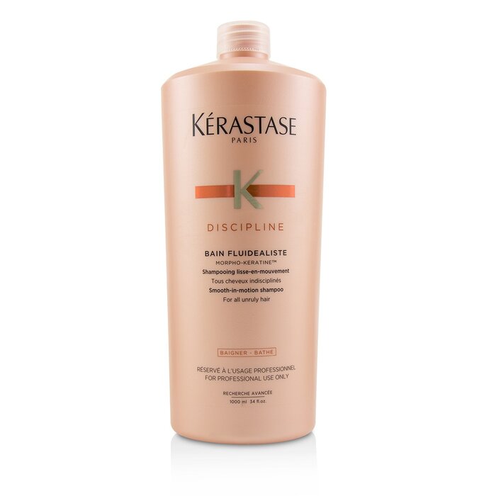 ケラスターゼ ディシプリン バン フルイダリスト シャンプー (まとまらない髪用) 1000ml Kerastase Discipline Bain Fluidealiste Smooth-In-Motion Shampoo (For All Unruly Hair) 1000ml 貨物輸送無料 【外国で通信販売】