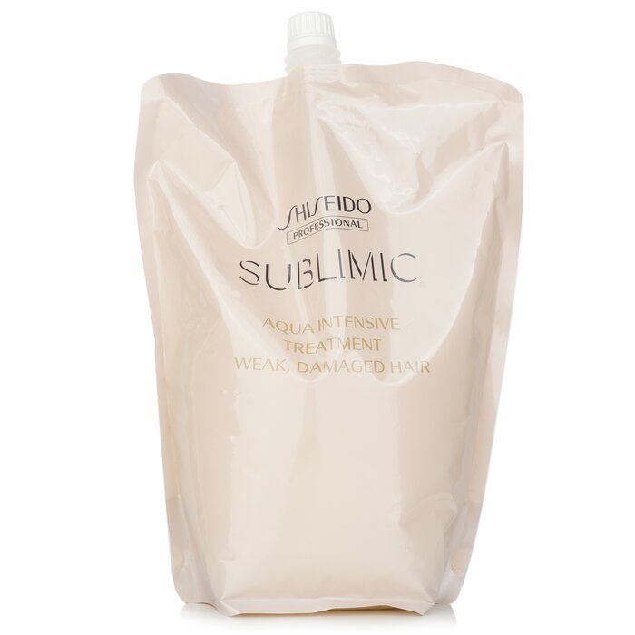 資生堂 Sublimic Aqua Intensive Treatment Refill (Weak, DamAed Hair) 1800gShiseido Sublimic Aqua Intensive Treatment Refill (Weak, DamAed Hair) 1800g 送料無料 【海外通販】