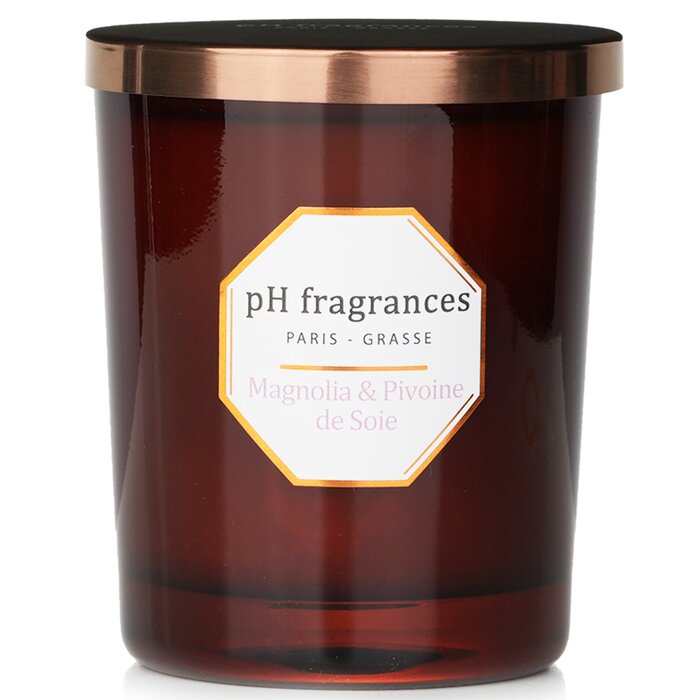 pH fragrances Scented Candle Magnolia &Pivoine de Soie 180gpH fragrances Scented Candle Magnolia &Pivoine de Soie 180g 送料無料 【海外通販】