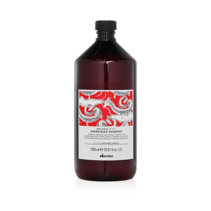 ダヴィネス ナチュラルテック エナジャイジングシャンプー (細く切れやすい髪用) 1000ml Davines Natural Tech Energizing Shampoo (For Scalp & Fragile, Thinning Hair) 1000ml 送料無料 【海外通販】