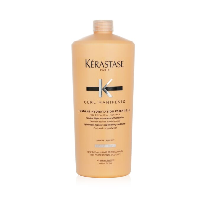 ケラスターゼ Curl Manifesto Fondant Hydratation Essentielle Lightweight Moisture Replenishing Conditioner (Salon Size) 1000ml 送料無料 【海外通販】