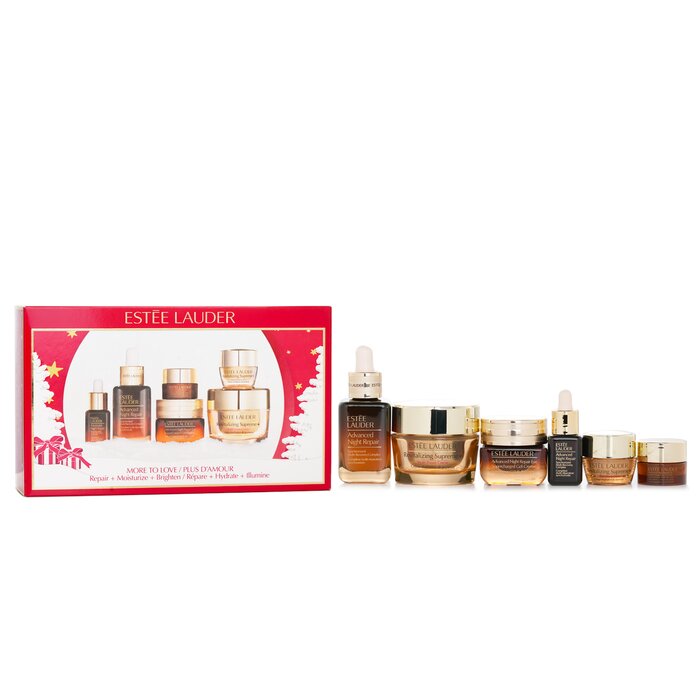 エスティ ローダー More Of What You Love Coffret: ANR (30ml + 7ml) + Eye Cream (15ml + 5ml) + Revitalizing Supreme (30ml + 7ml) 6pcs 送料無料 【海外通販】