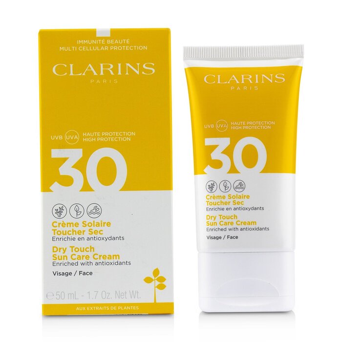 【楽天市場】クラランス ドライ タッチ サン ケア クリーム For フェイス SPF 30 50ml Clarins Dry Touch
