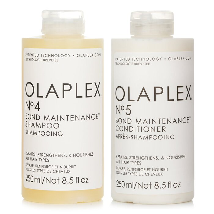 オラプレックス ヘアケアセット: No.4 ボンドメンテナンス シャンプー + No.5 ボンドメンテナンス コンディショナー Olaplex Hair Care Set: No. 4 Bond Maintenance Shampoo+N&ordm;.5 Bond Maintenance Conditione 2pcs 送料｜coscora