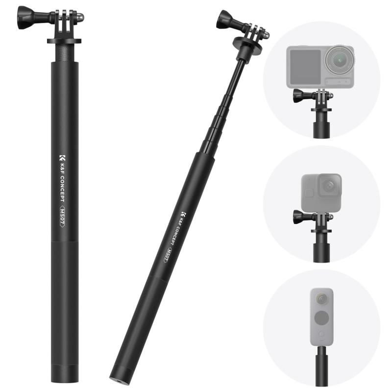GoPro エルグランデ 360°回転 97㎝伸縮棒 固定アルミネジ＆マウント付 El Grande - Camera Extension Pole | GoPro
