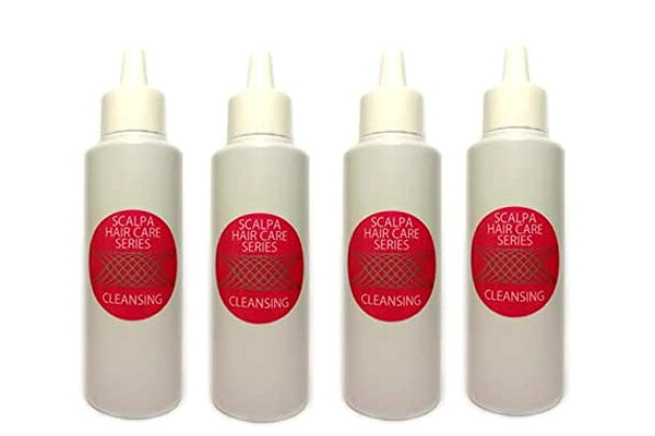 【貨物輸送無料】スカルパクレンジング110ml×4本仕掛ける/住みかで気軽に本格ヘッドスパ＆スカルプケア！ ベントナイト・レパゲルマニウム練りあわせる 頭皮用洗い濯ぎ剤！ 頭皮の匂い、脂性、ふけが気になる方に！成人女性のスカルプケアに！頭皮世話をするで美肌・育毛！赤ちょうちん一人占め品