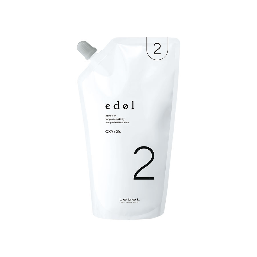 楽天市場】edol エドル オキシ 2剤 1000ml カラー剤 6% 2% lebel