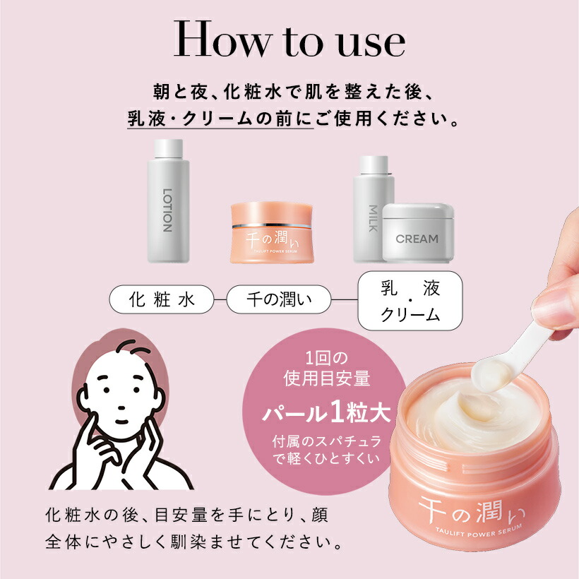 千の潤い タウリフトパワーセラム ✖️2個 楽天市場】［お得な定期 5%OFF］【公式】『千の潤い』タウリフト