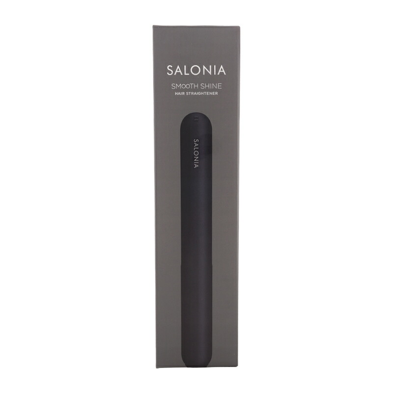 SALONIA サロニア スムースシャイン ストレートアイロン24mm ブラック スムースシャイン ストレートヘアアイロン | SALONIA(サロニア