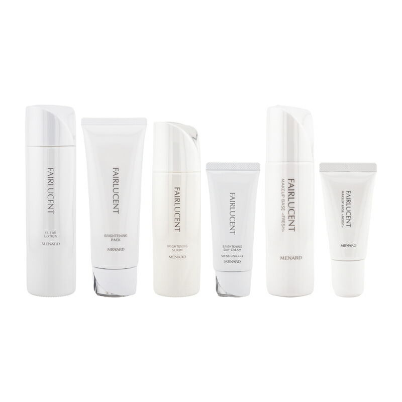 MENARD FAIRLUCENTクリアローションセラムデイクリームおまけします 楽天市場】MENARD メナード フェアルーセント [6種類から選べる
