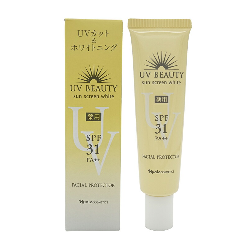 ナリス　UVビューティ　サンスクリーンホワイト　日焼け止め　40g ✖️２本セット 楽天市場】naris ナリス ユーブイ・ビューティ サンスクリーン