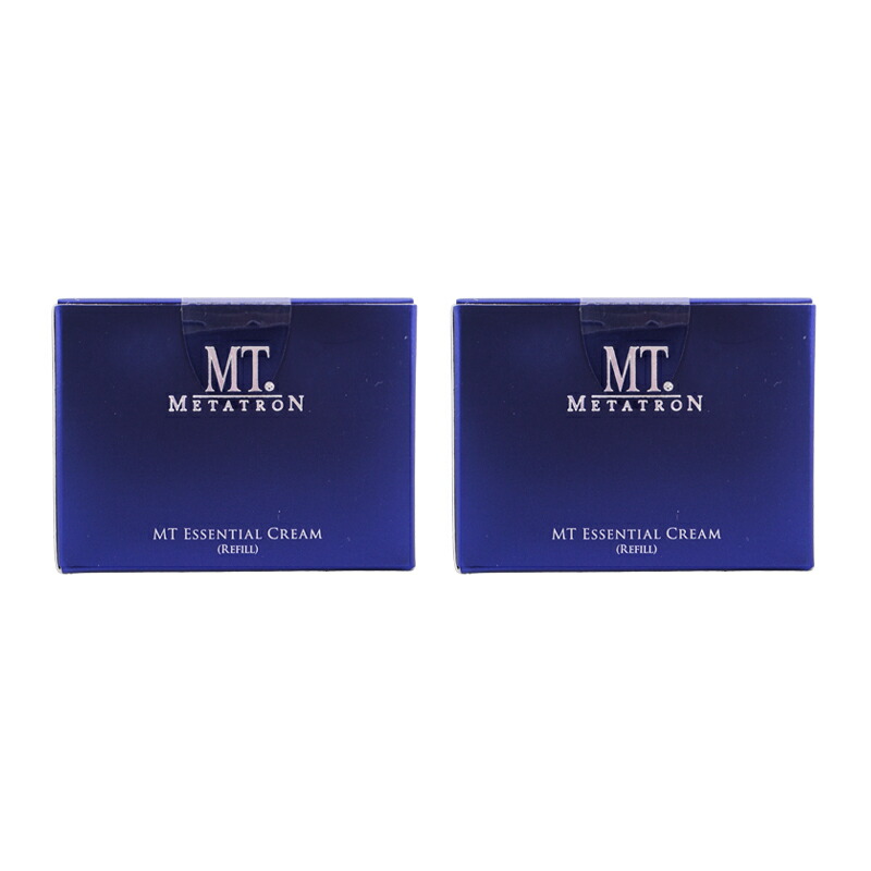 [2個仕掛ける]MT メタトロン エッセンシャル・クリーム 50g レフィル ハリ 柔軟性 保湿皮膚軟化剤 ツヤ [ギフトラッピング相応う]