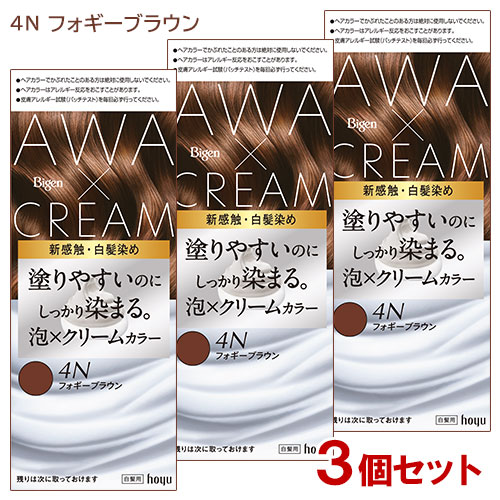 【新品8個】ビゲン 泡クリームカラー6Nダークブラウン　ホーユー Amazon | 【白髪染め レディース】ビゲン 泡クリームカラー 6N