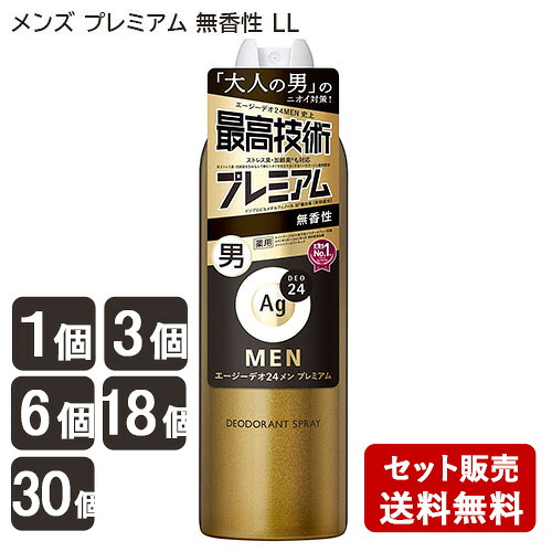 エージーデオ24メン(Ag DEO24 MEN) メンズデオドラントスプレー プレミアム 無香性 LL(180g) ファイントゥデイ(Fine Today)｜コスメボックス