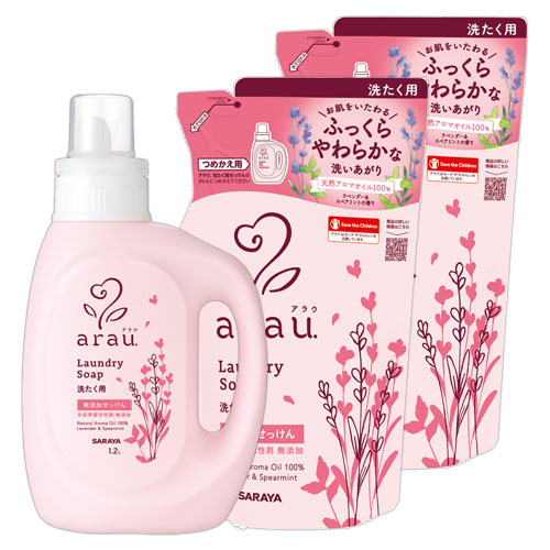 【今だけセール】アラウ 無添加 泡ボディーソープ 詰替用 430ml×20個セット 無添加せっけん ボディウォッシュ arau. サラヤ(SARAYA)【送料込(北海道除く)】 楽天市場】アラウ 無添加 泡ボディーソープ 詰替用 450ml×3個セット