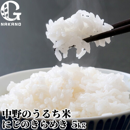令和7年度産 中野のうるち米 にじのきらめき(精米) 5kg 大分県豊後大野市清川町産 九州産白米 お米 農事組合法人グリーン法人中野【送料無料】