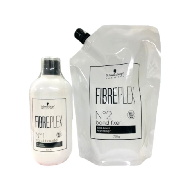 シュワルツコフ 衣料繊維プレックス No.1 公債証書ブースターN 養毛剤 500ml + No.2 ボンドフィクサーナトリウム 750g 書き割り [ 公債証書ブースター No1 髪質盛りかえす ボンドフィクサー No2 髪の毛色つや 不都合世話をする 赤ちょうちん 美容室 ]