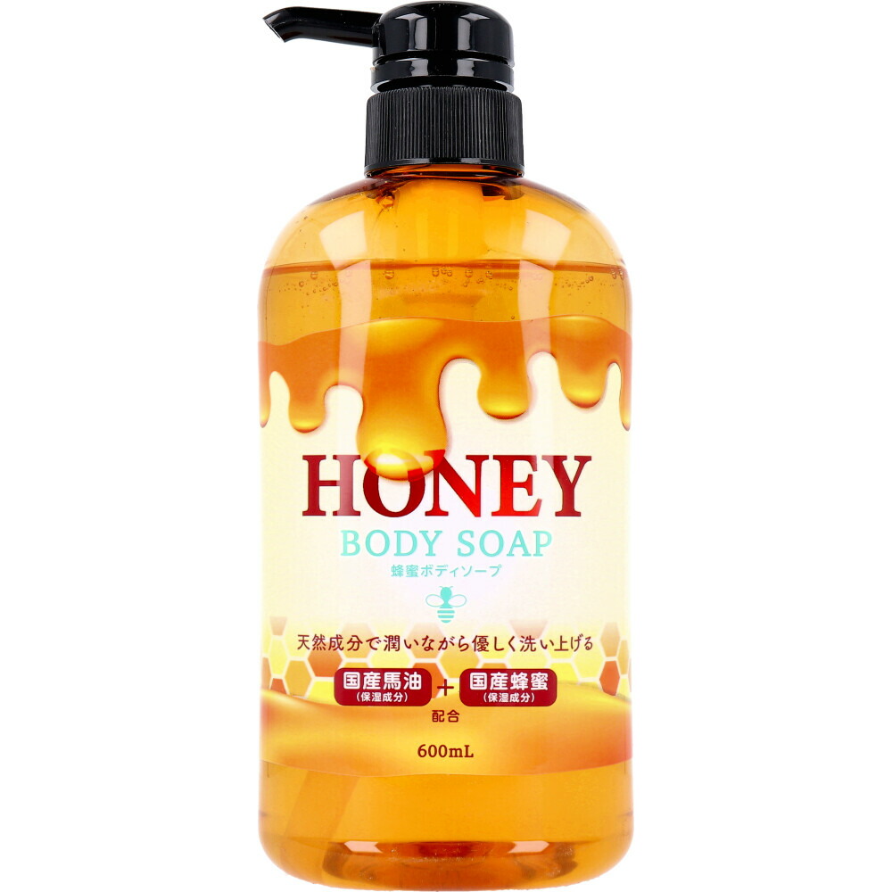 楽天市場】HONEY BODY SOAP 600ml【国産馬油