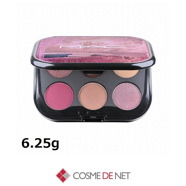 マック コネクト イン カラー アイシャドウ パレット X 6 6.25g ローズ レンズ コスメデネット 立体感メイク オールスキン