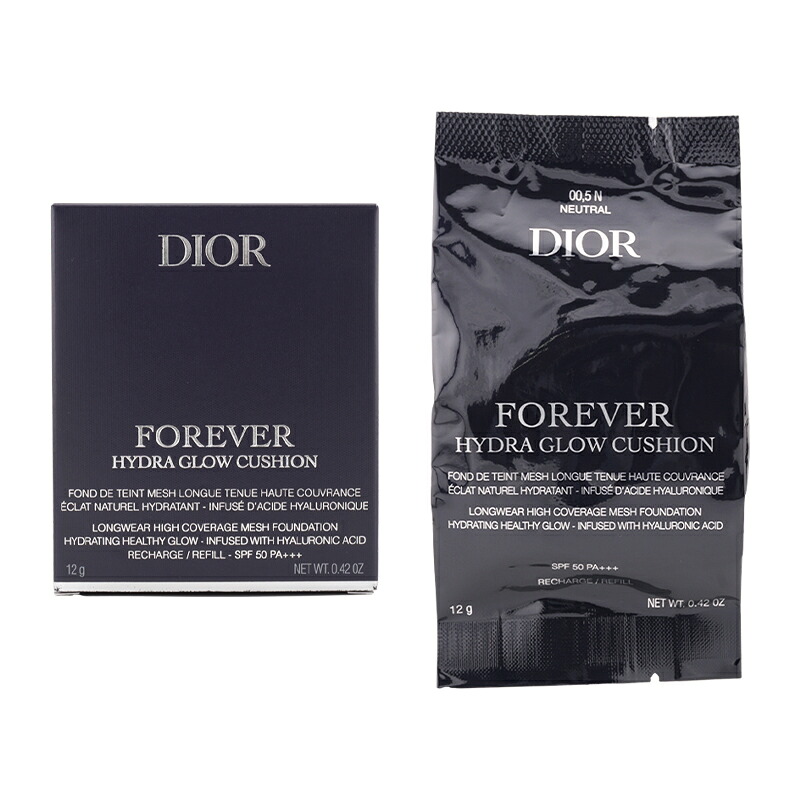 DIOR ディオールスキン フォーエヴァー イドラ グロウ クッション 00N ニュートラル 12 g リフィル SPF50/PA+++ 薄膜 美容液成分配合[ギフトラッピング対応]