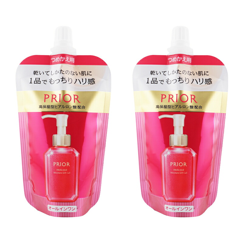 [2個セット]PRIOR プリオール 薬用 うるおい美リフトゲル つめかえ用 105ml レフィル オールインワン化粧品 詰替え用[医薬部外品][ギフトラッピング対応]