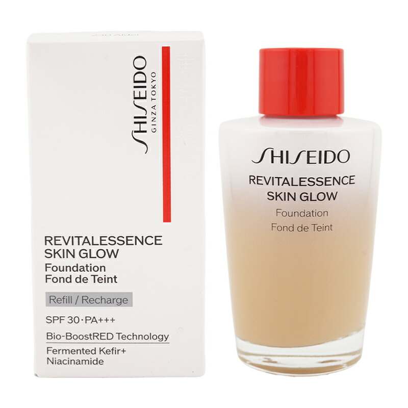 資生堂 SHISEIDO エッセンス スキングロウ ファンデーション レフィル 詰替え [340 Oak] 30mL SPF30 PA+++ 無香料 リキッド[ギフトラッピング対応]