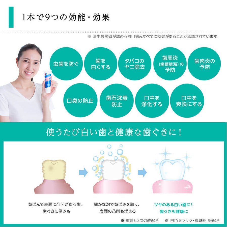 公式 累計18万個突破 薬用ホワイトニング デンタクリーン 10本セット 重曹 歯の美白 口臭 虫歯 予防 無添加 研磨剤 歯磨き粉 セルフホワイト Mavipconstrutora Com Br