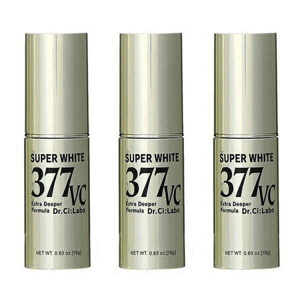 楽天市場 ポイント10倍 10日時 6h限定 セット ドクターシーラボ Dr Ci Labo スーパーホワイト 377vc 18g 3個セット コスメランド