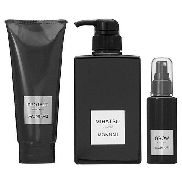 モナリ MONNALI ブラックシリーズ ヘアケアセットB(クレンジング