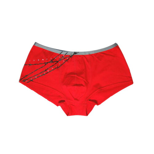 GUOYA アンダー御召しもの Short 「Blue Rose」 Red #L大きさ