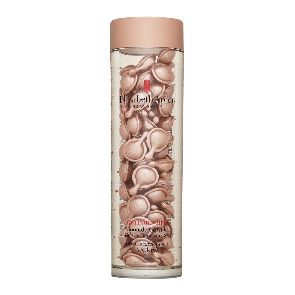 エリザベスアーデン レチノール＋HPRセラミド ラピッドスキンリニューイングセラム カプセル 42ml (90 カプセル) | 日本未発売 Elizabeth Arden 美容液｜コスメティックタイムズ店