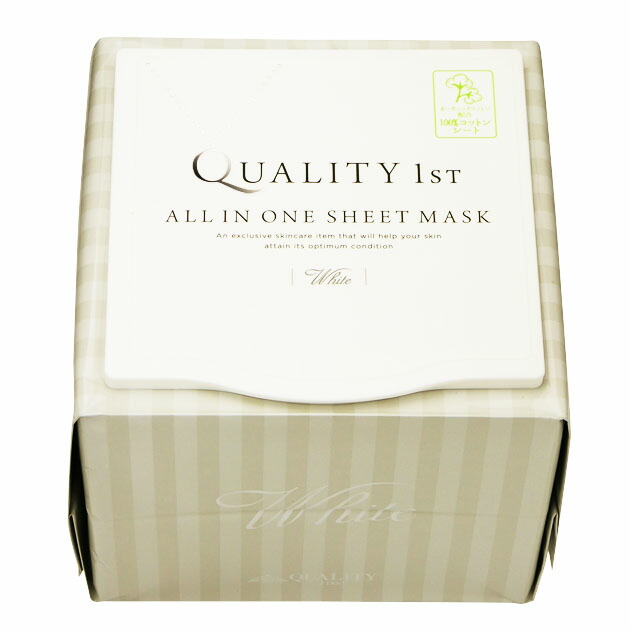 楽天市場 クオリティファースト Quality 1st オールインワンシートマスク ホワイトex 30枚入 お一人様6点限り コスメティックロイヤル